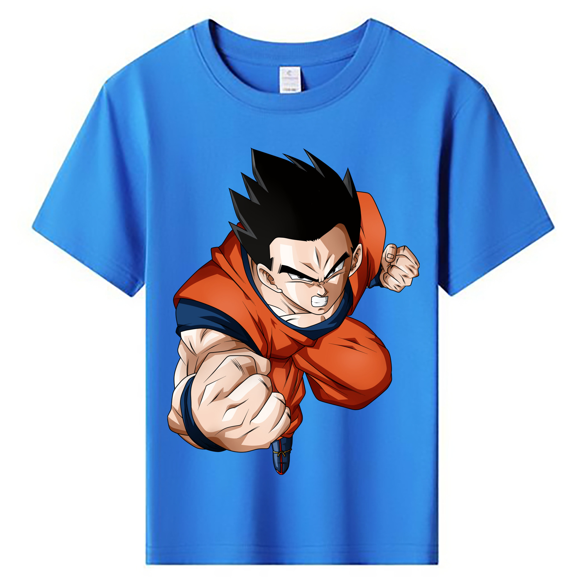 （画像用） ドラゴンボール 孫 悟飯（そんごはん）DRAGON BALL Son Gohan 綿100％キッズTシャツ（フロントプリント）